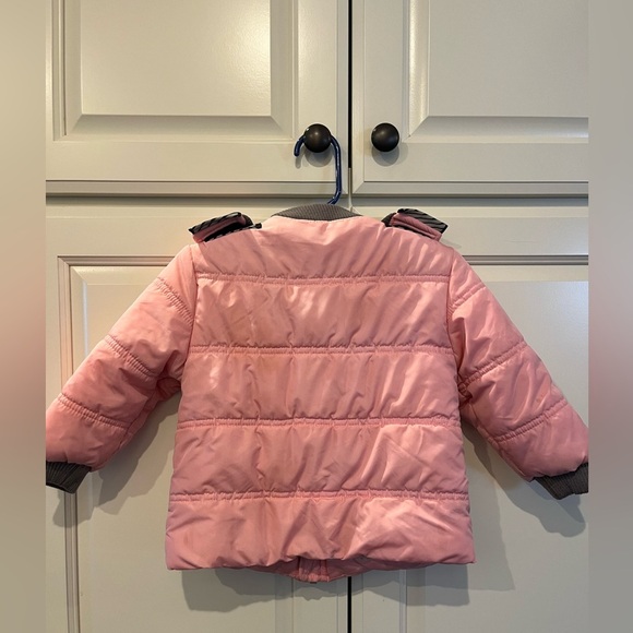 Buckle Me Baby Toddler Girls Pink Coat 12 Months - Picture 2 of 8